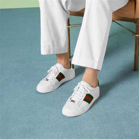 gucci ape sperone verde e rosso|Scarpe da ginnastica Gucci in Pelle Bianco taglia 38 IT .